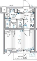 PREMIUMCUBE中野の物件間取画像